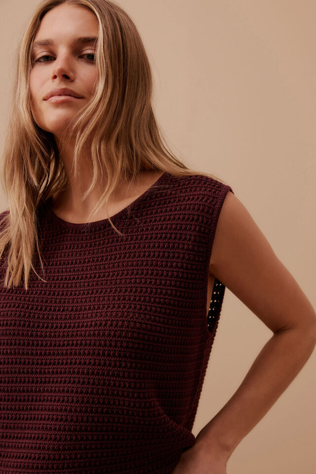 Margot Mesh Knit Tank