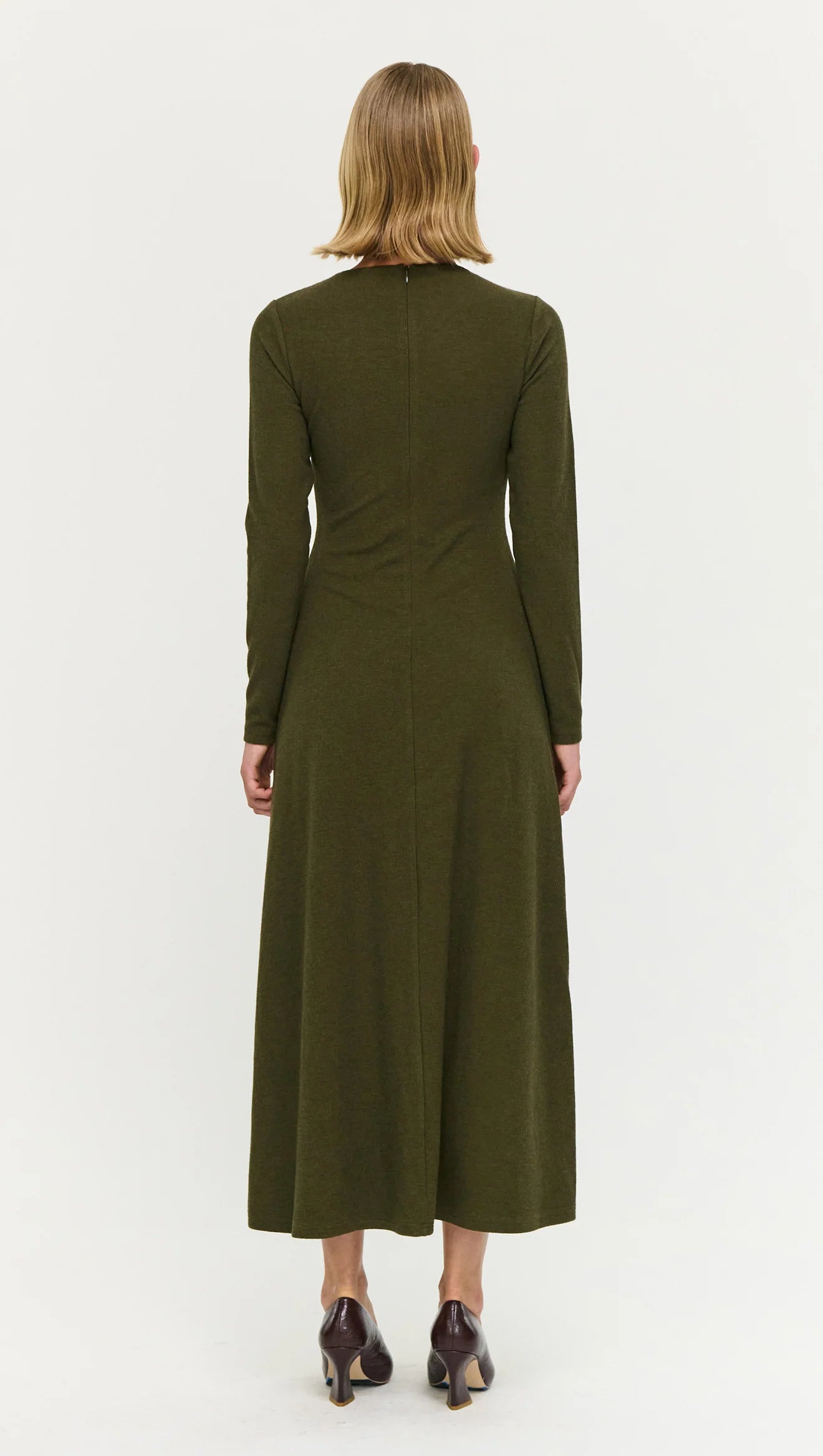 Farrah Rib Midi Dress