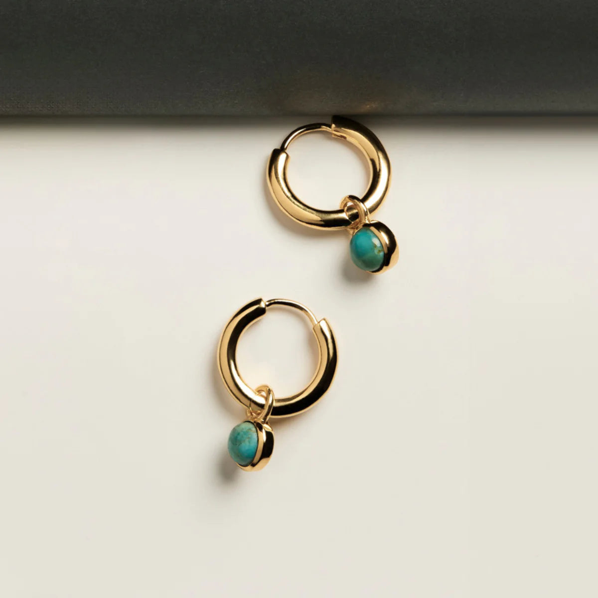 Heavenly Turquoise Earring Gold