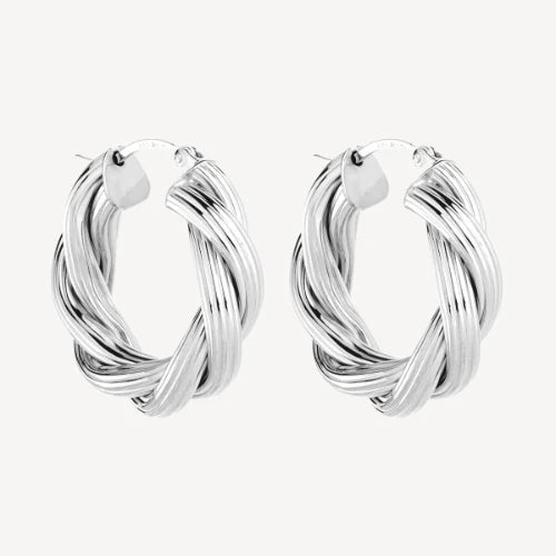 Twisted Tube Earring