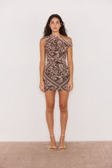 Lumi Mesh Mini Dress