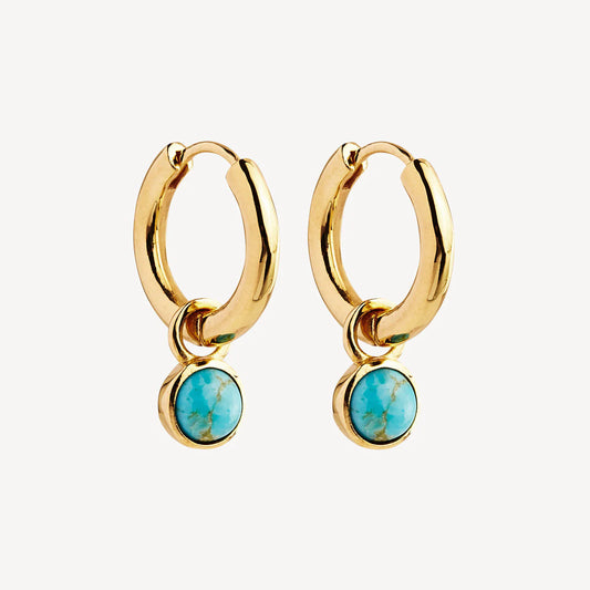 Heavenly Turquoise Earring Gold
