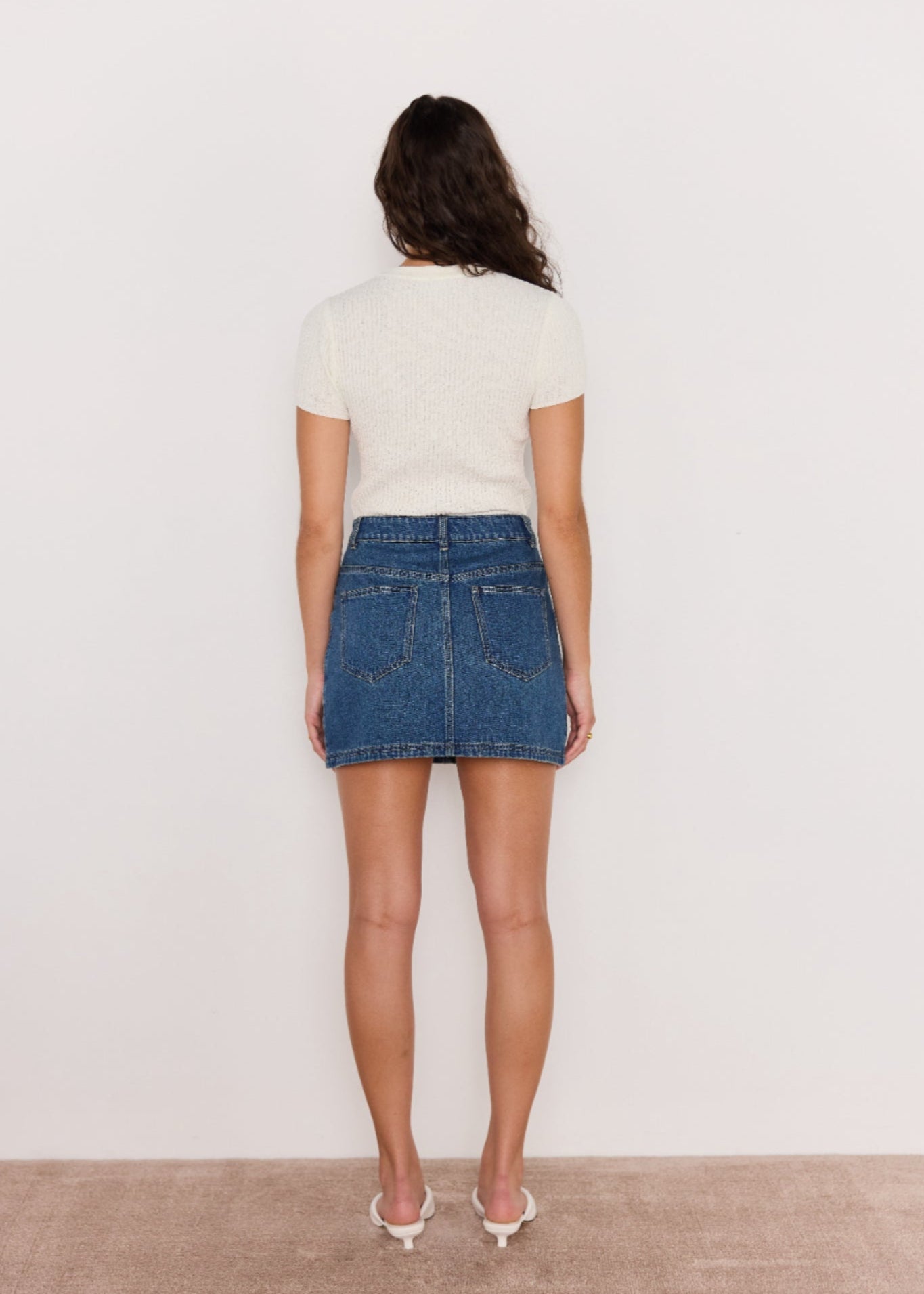 Nora Denim Mini Skirt