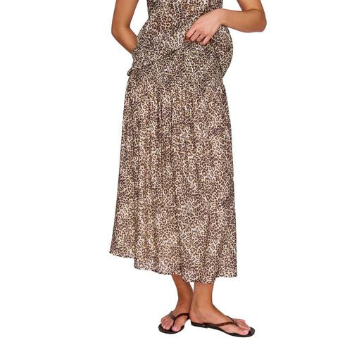 Tahlia Shirred Midi Skirt