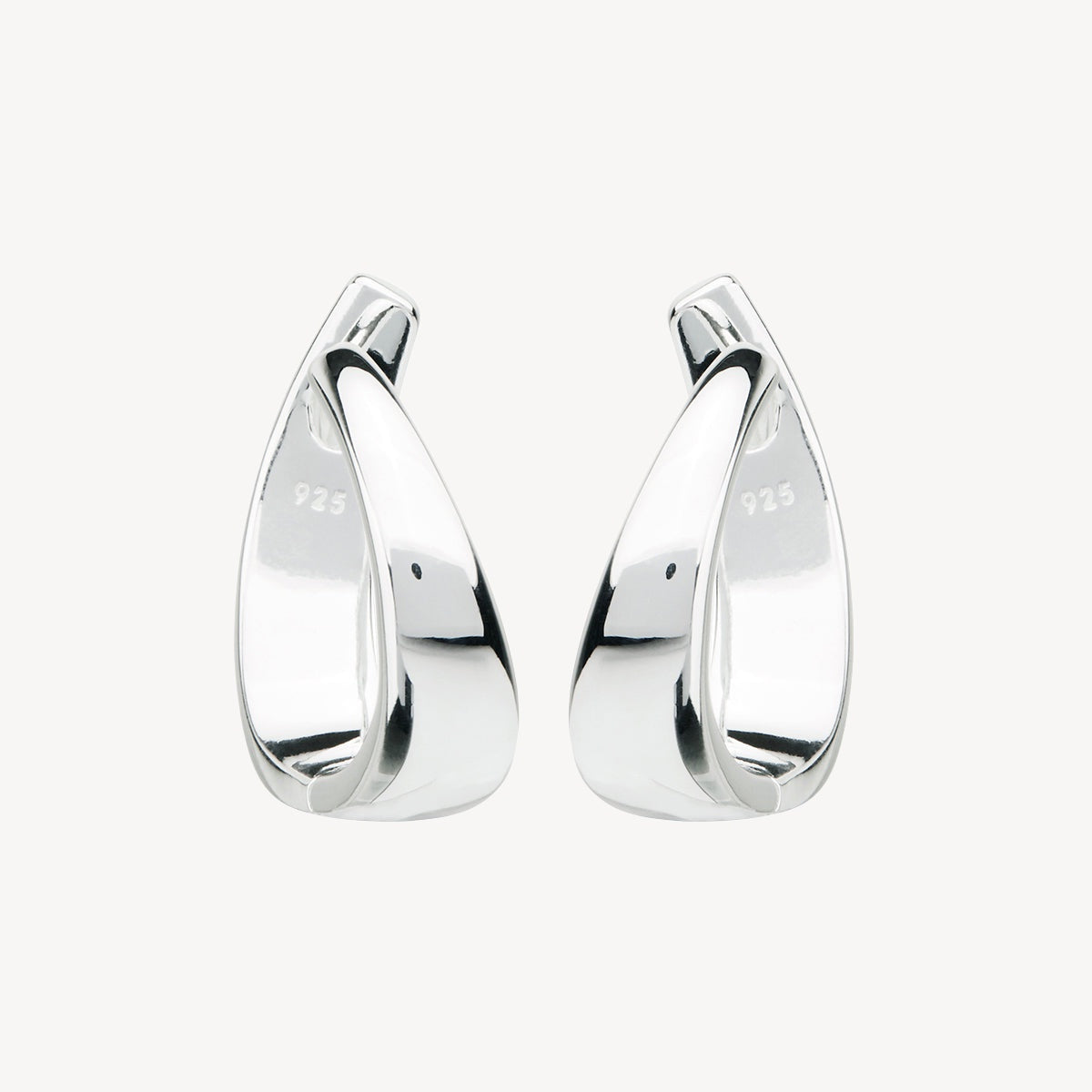 The Plunge Silver Earrings