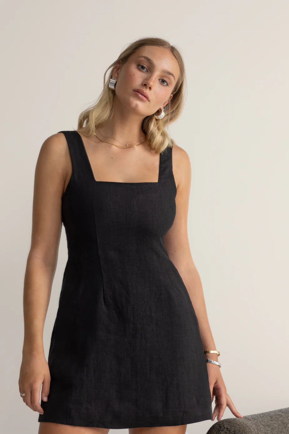 Zoey Linen Mini Dress