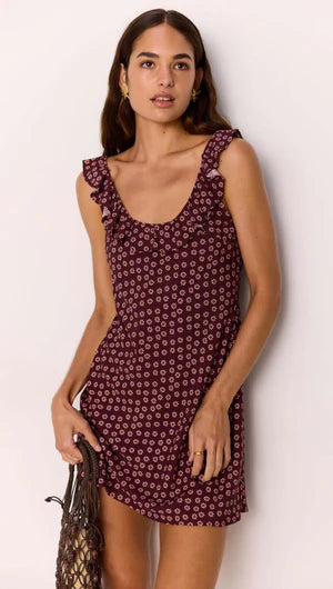 Sierra Ruffle Strap Mini Dress