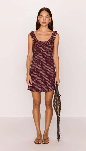 Sierra Ruffle Strap Mini Dress