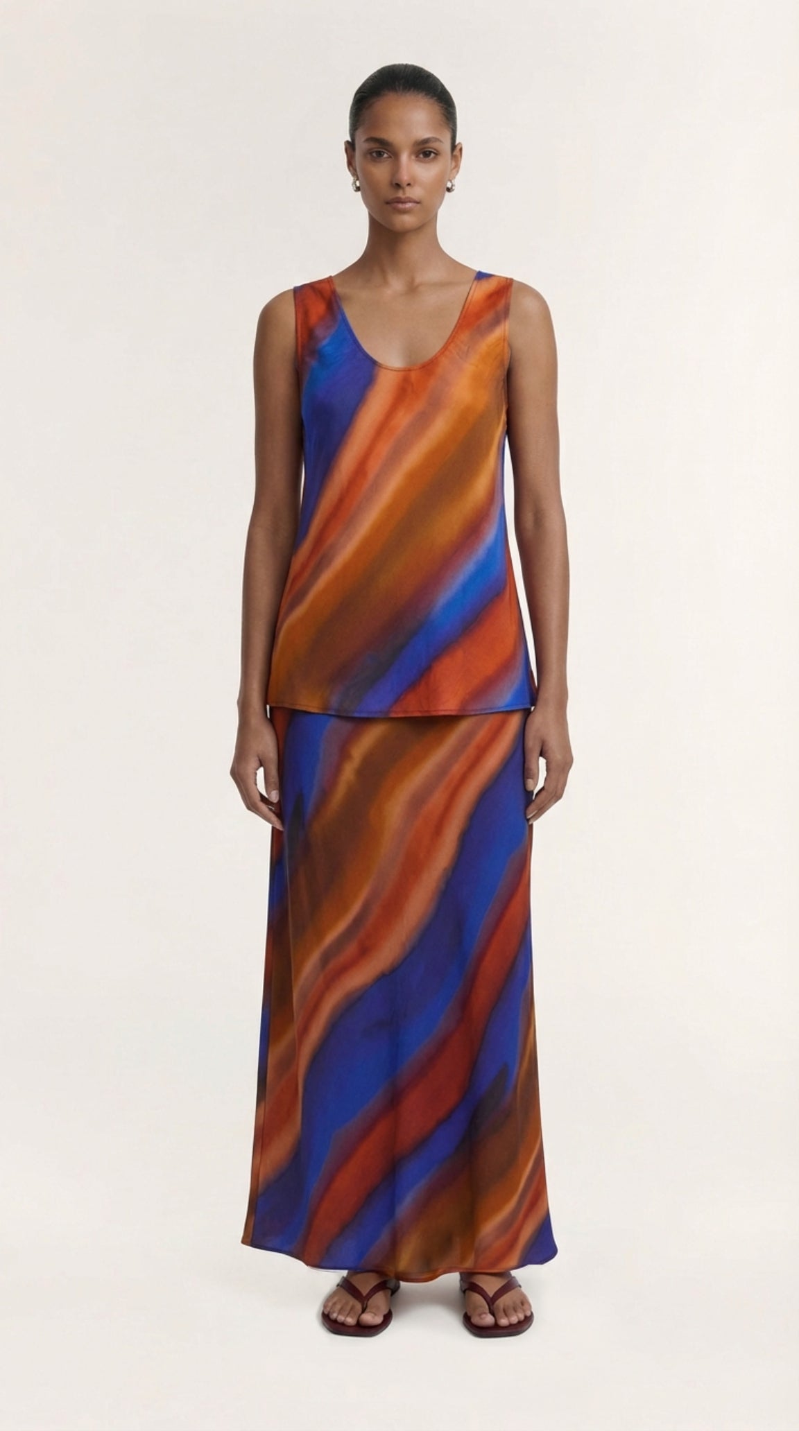 Vista Bias Maxi Skirt
