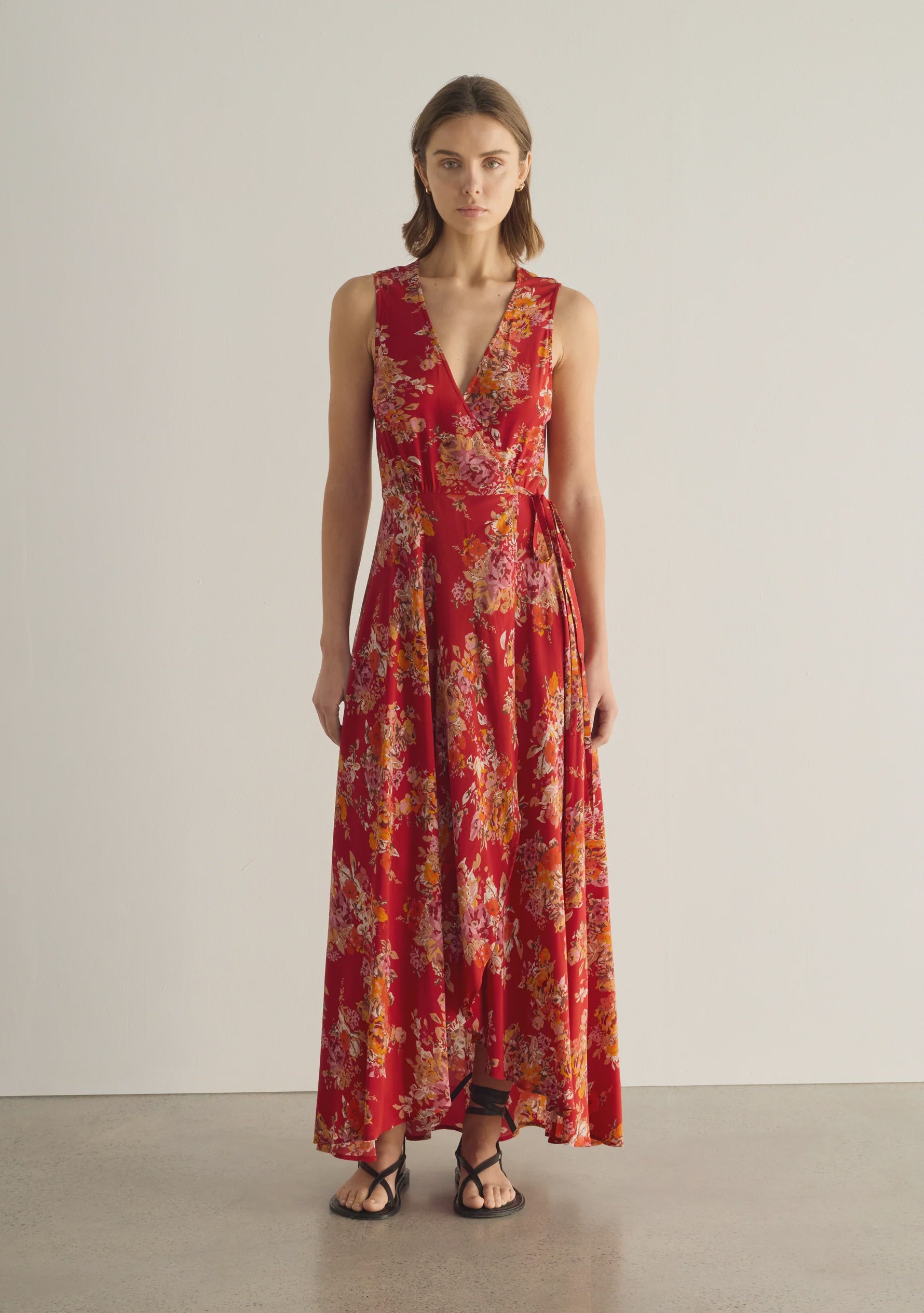 Frida Wrap Maxi Dress – Barney & Fleur