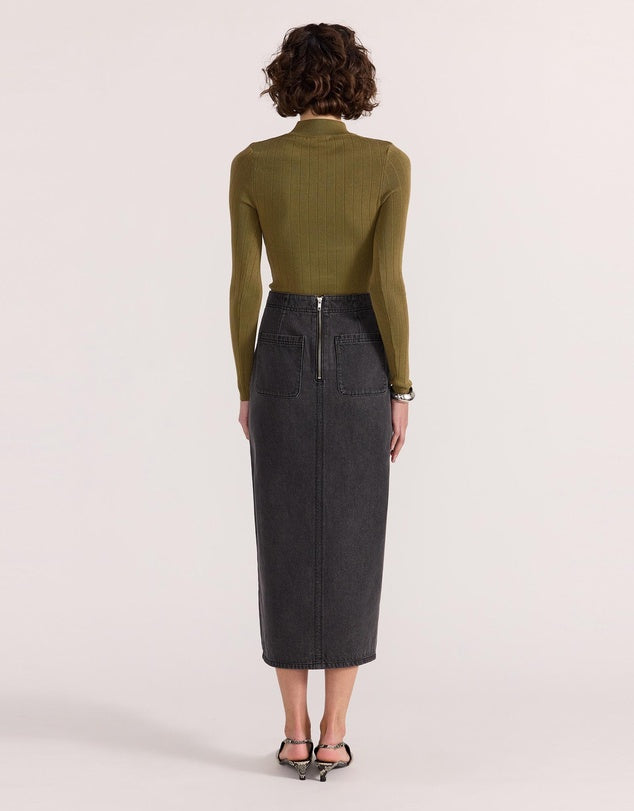 Sutton Denim Skirt