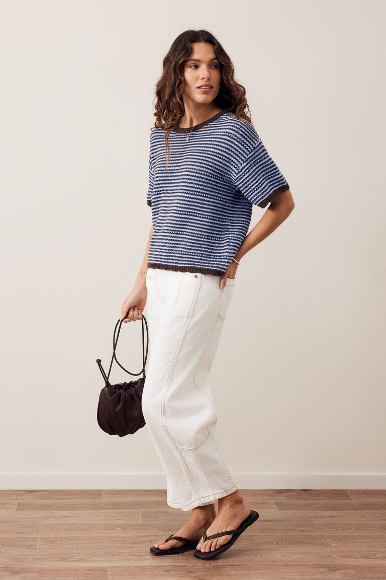 Nina Boxy Knit Tee