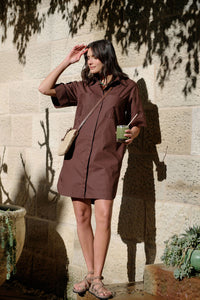 Sara Mini Shirt Dress