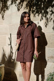 Sara Mini Shirt Dress