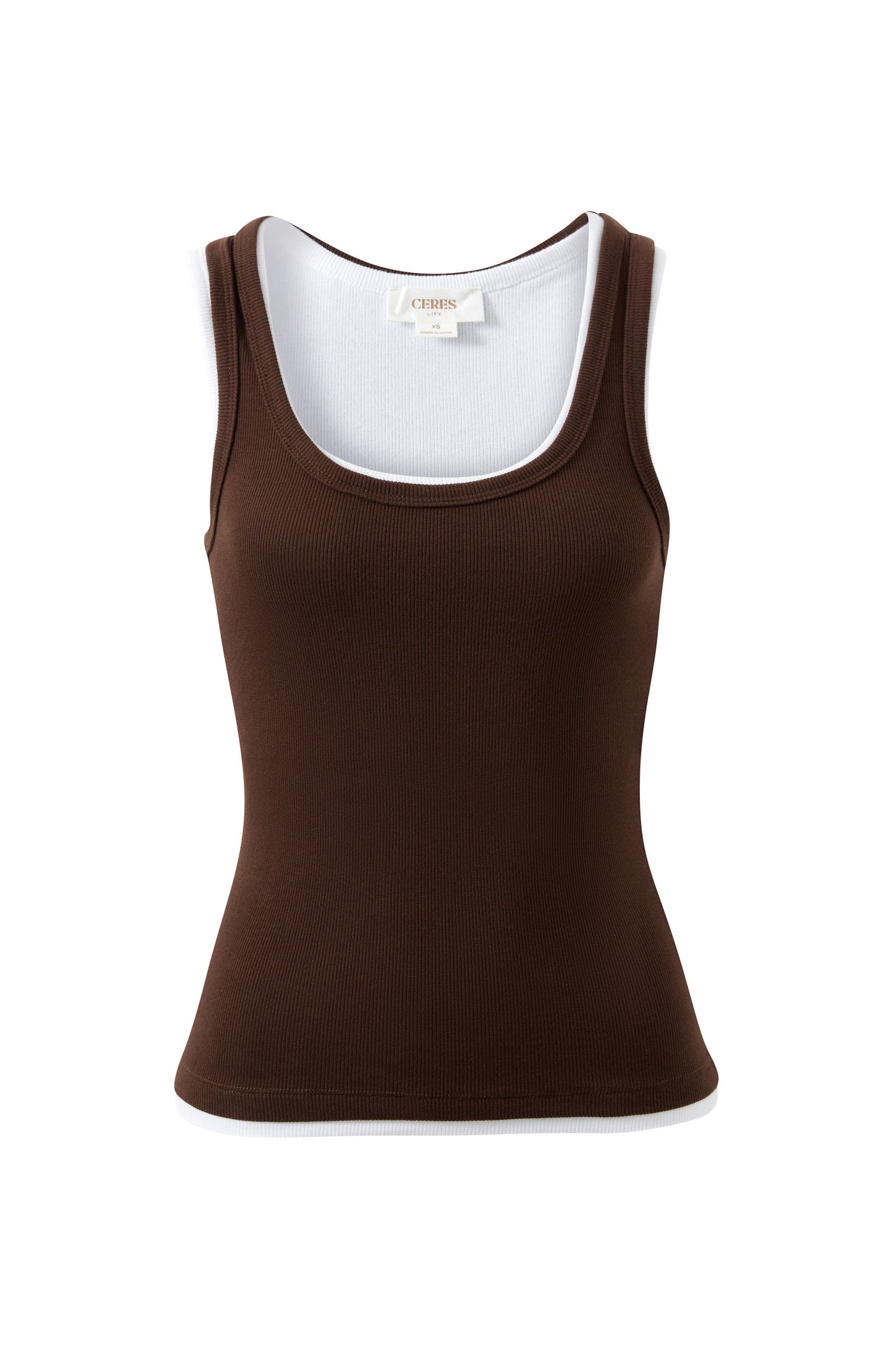 Skylar Layered Rib Tank