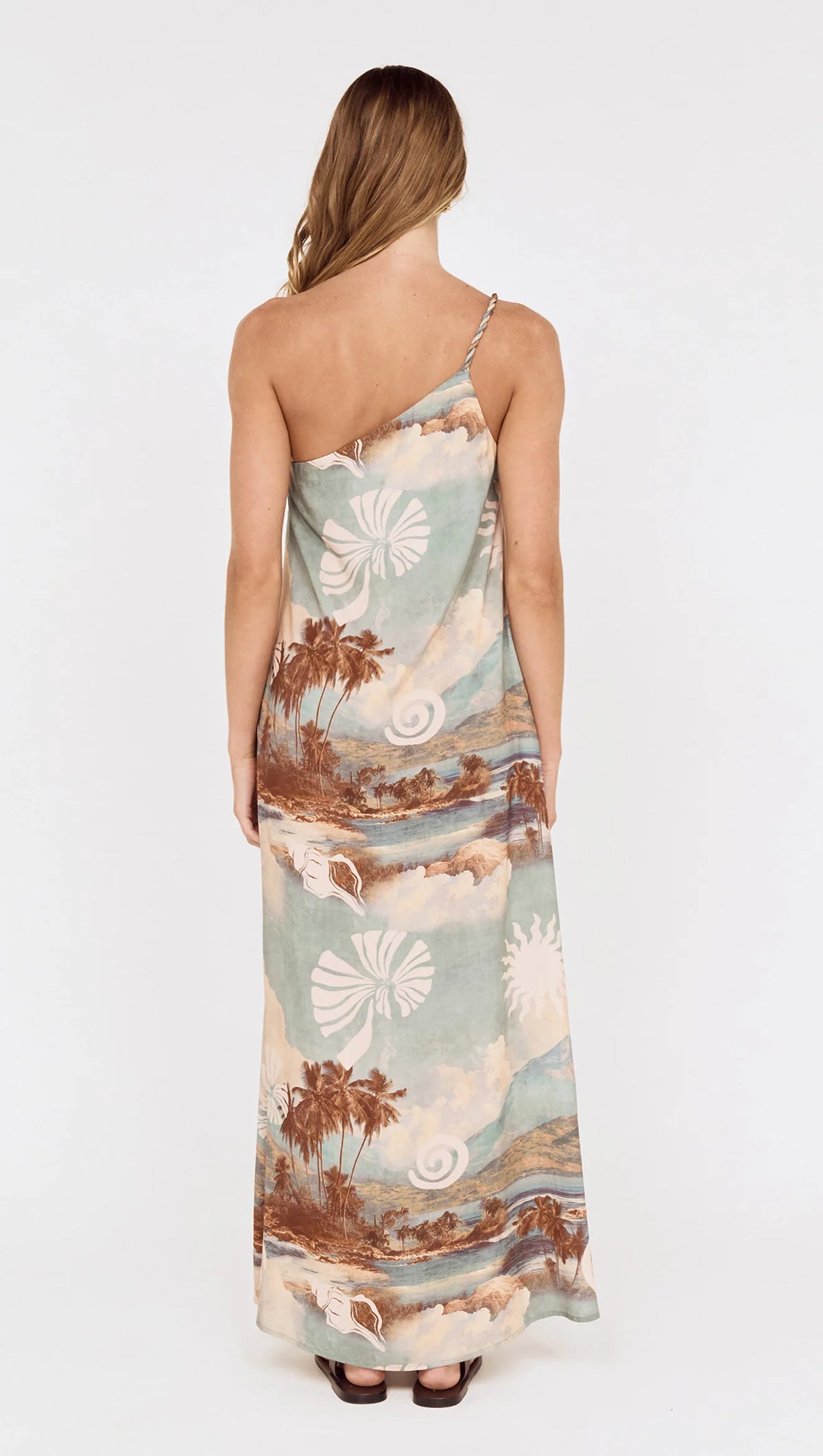 Vanya One Shoulder Maxi Dress