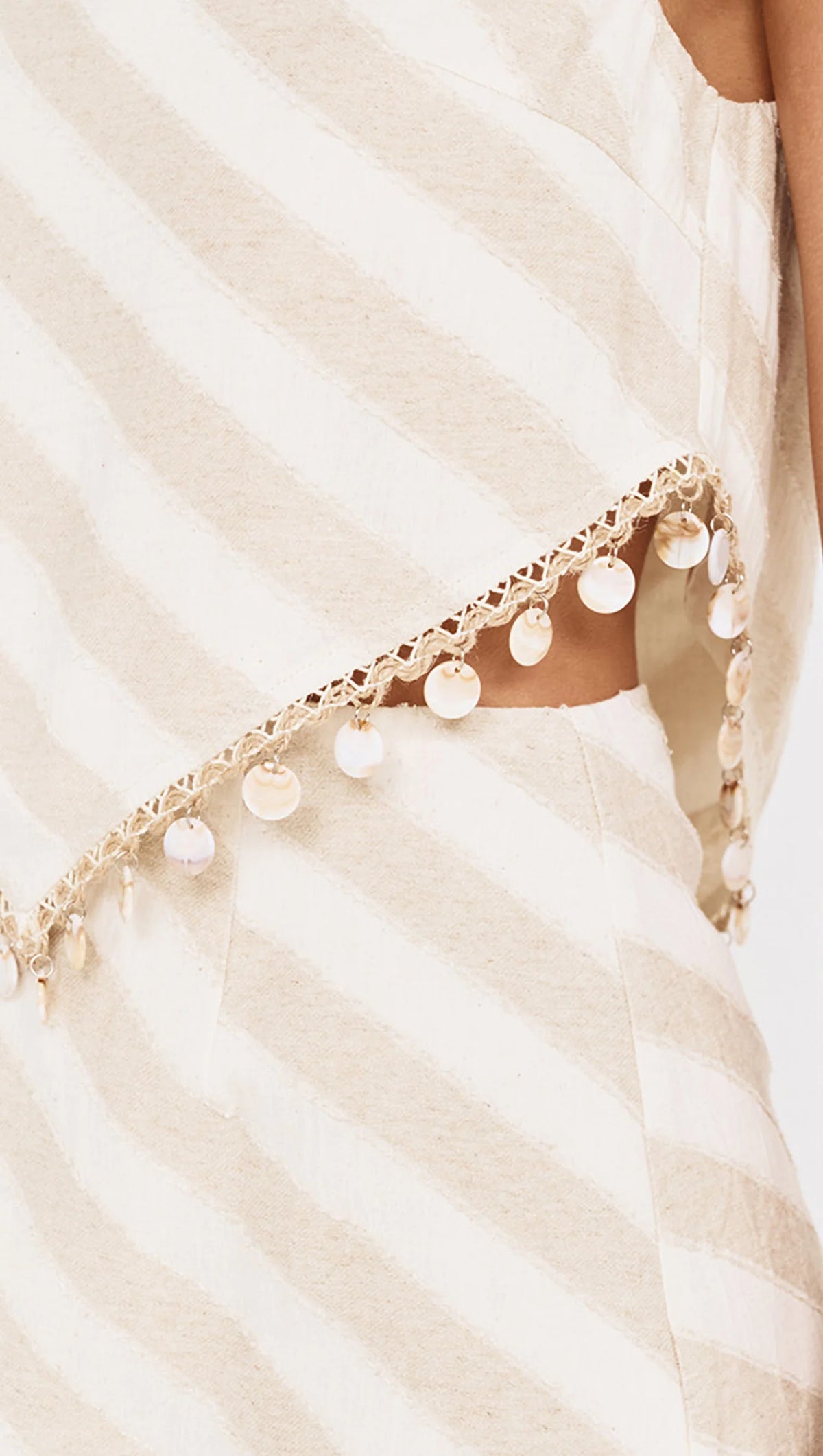 Kaia Shell Tassel Top