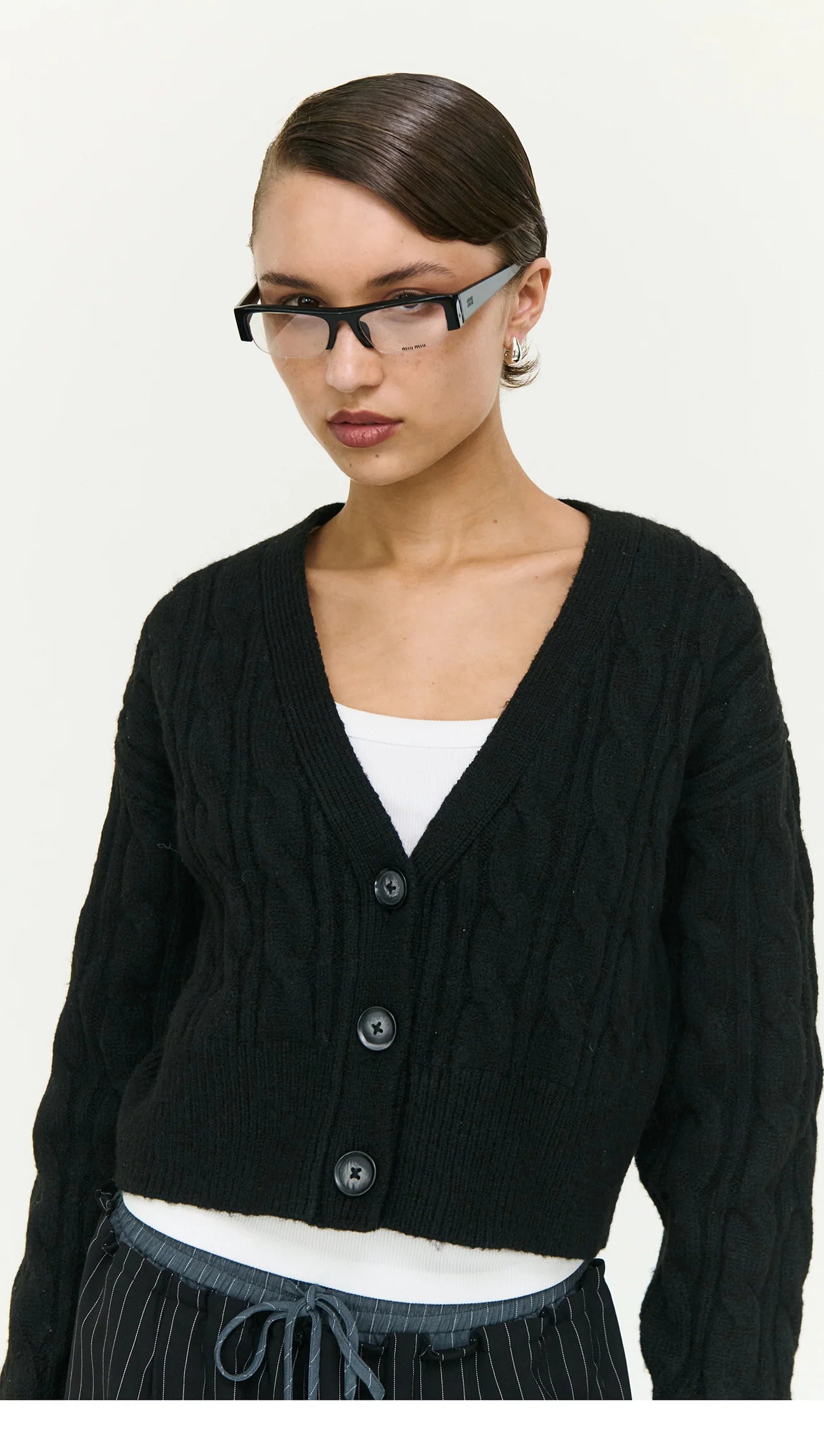 Salem Cable Knit Cardigan
