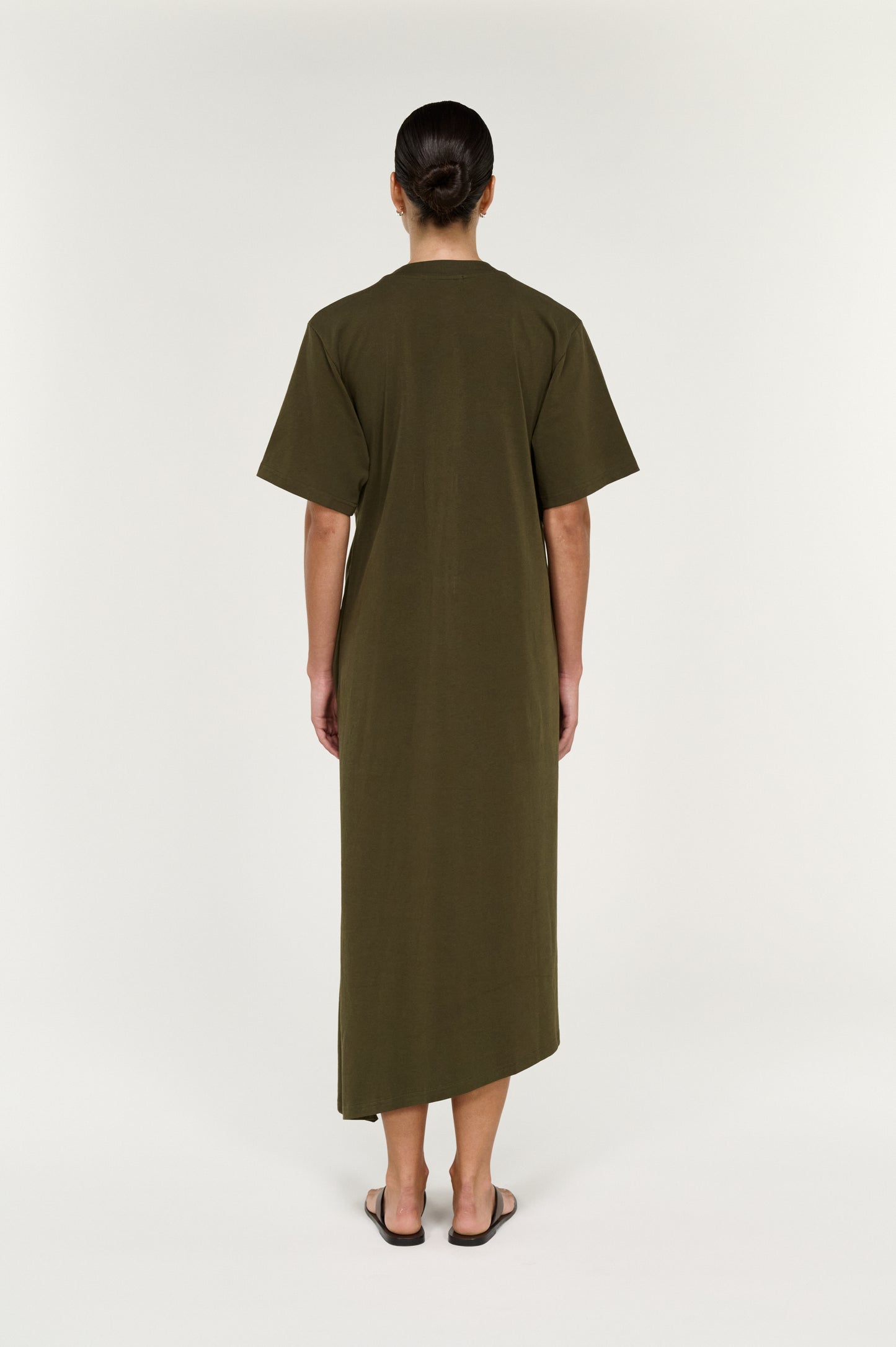 Tovae Draped Midi Tee Dress