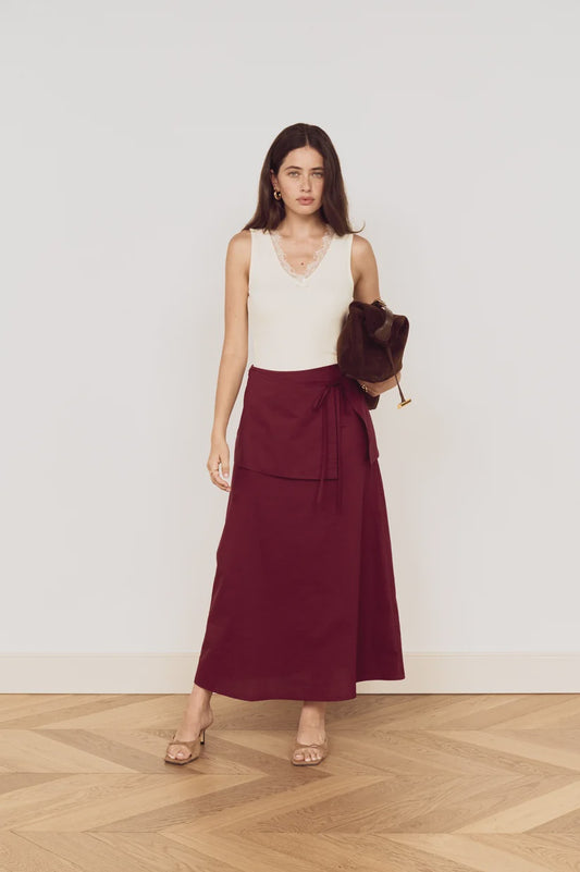 Lola Overlay Midi Skirt