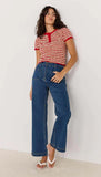 Chloe Stripe Knit Tee