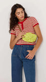 Chloe Stripe Knit Tee