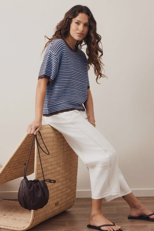 Nina Boxy Knit Tee