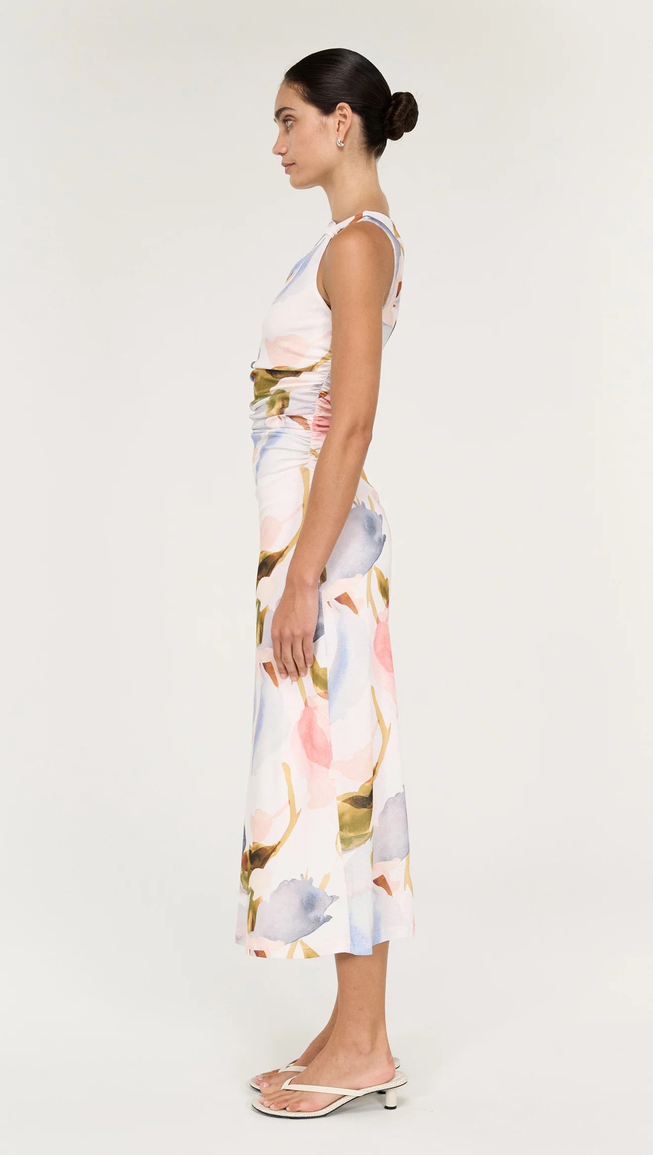 Valea Mesh Midi Dress