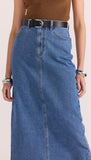 Alden Denim Maxi Skirt