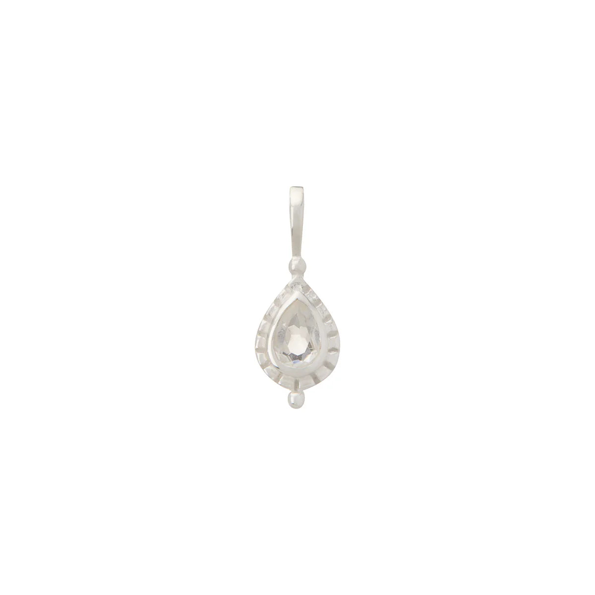 Birthstone Charm - Silver