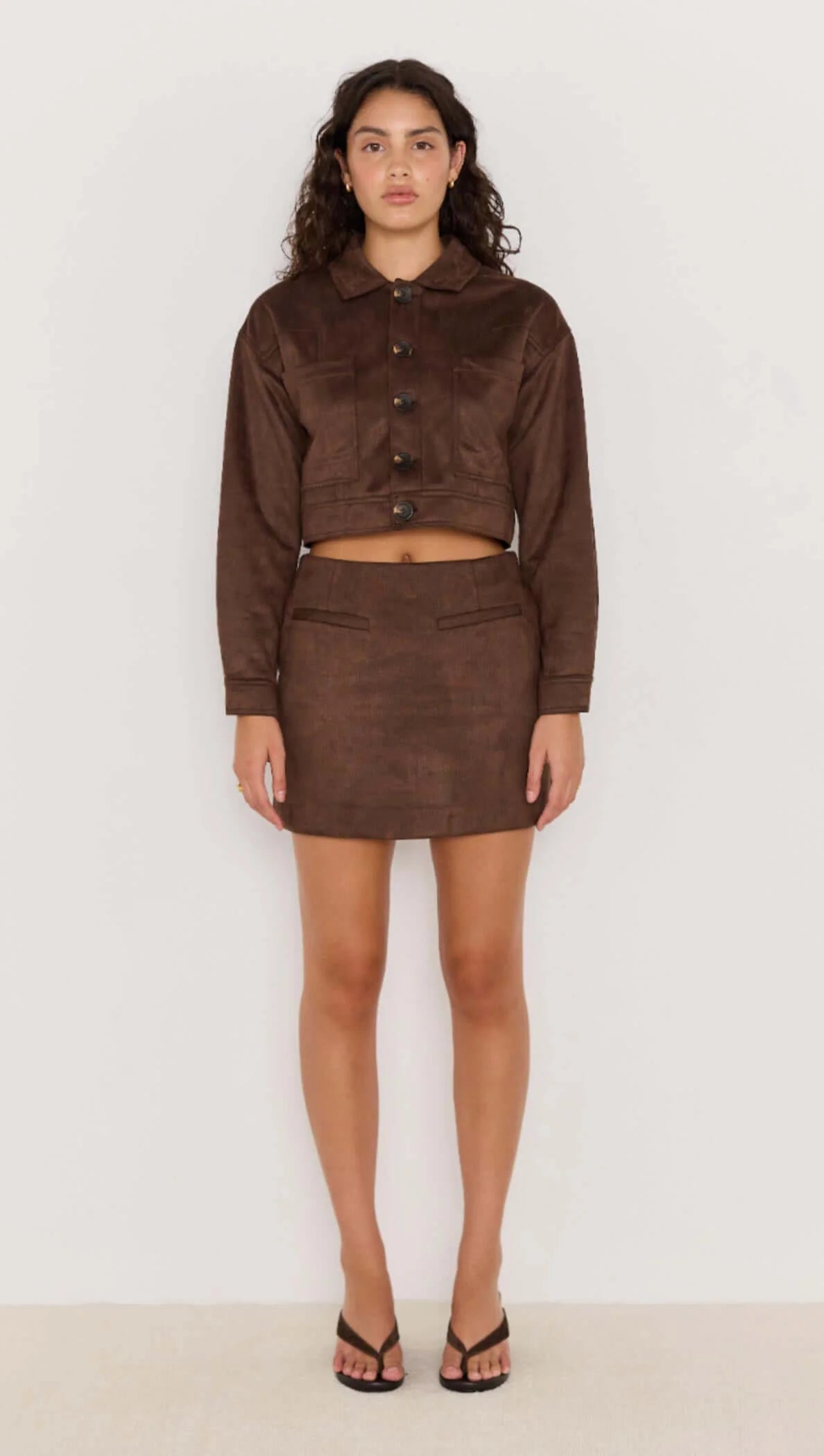 Aston Suede Crop Jacket