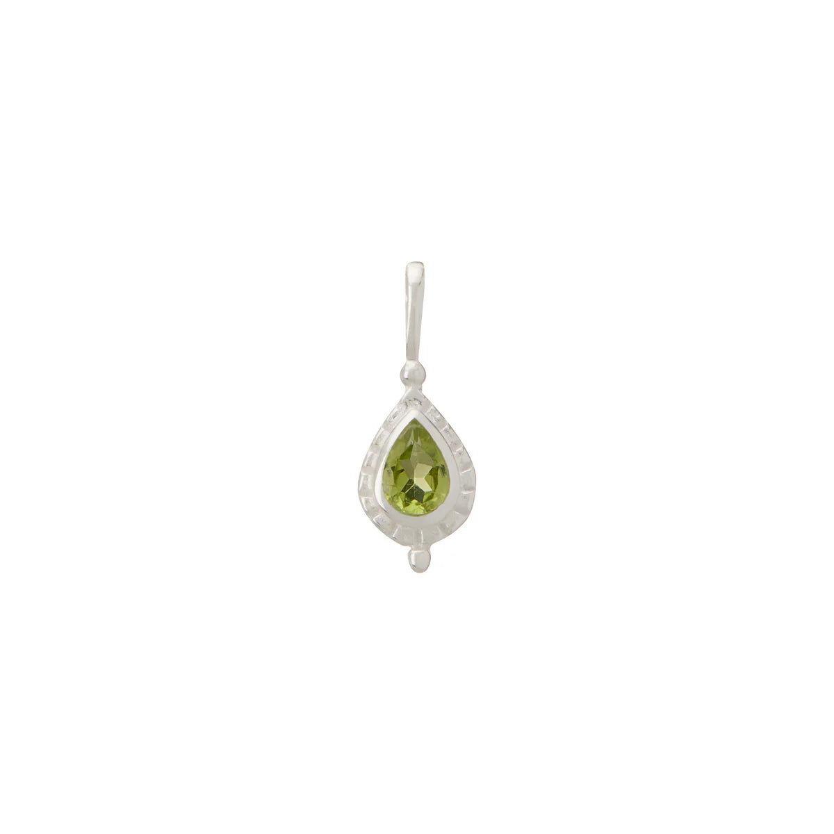 Birthstone Charm - Silver