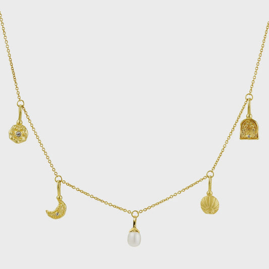 Sea & Sky Charm Necklace