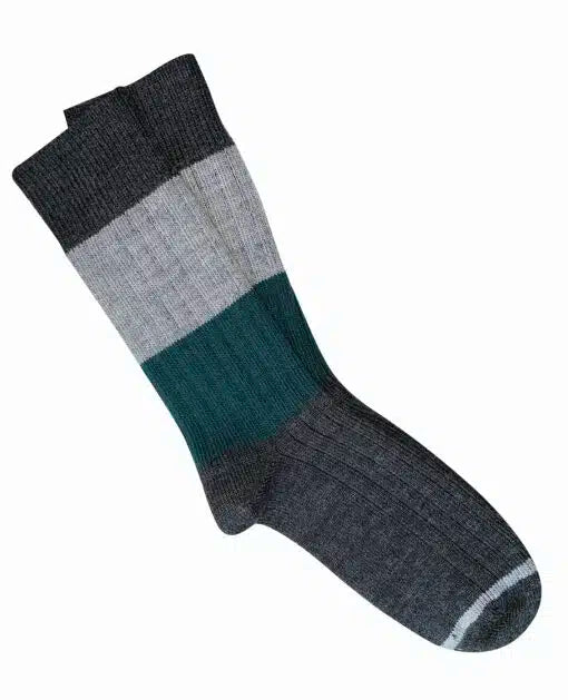 Chunky Rib Merino Wool Socks 24