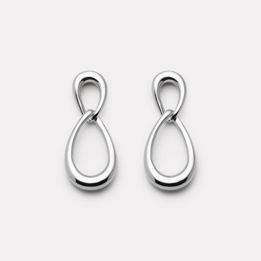 Vivante Drops (Grande) Earring Silver
