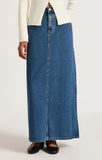 Organic Denim Maxi Skirt