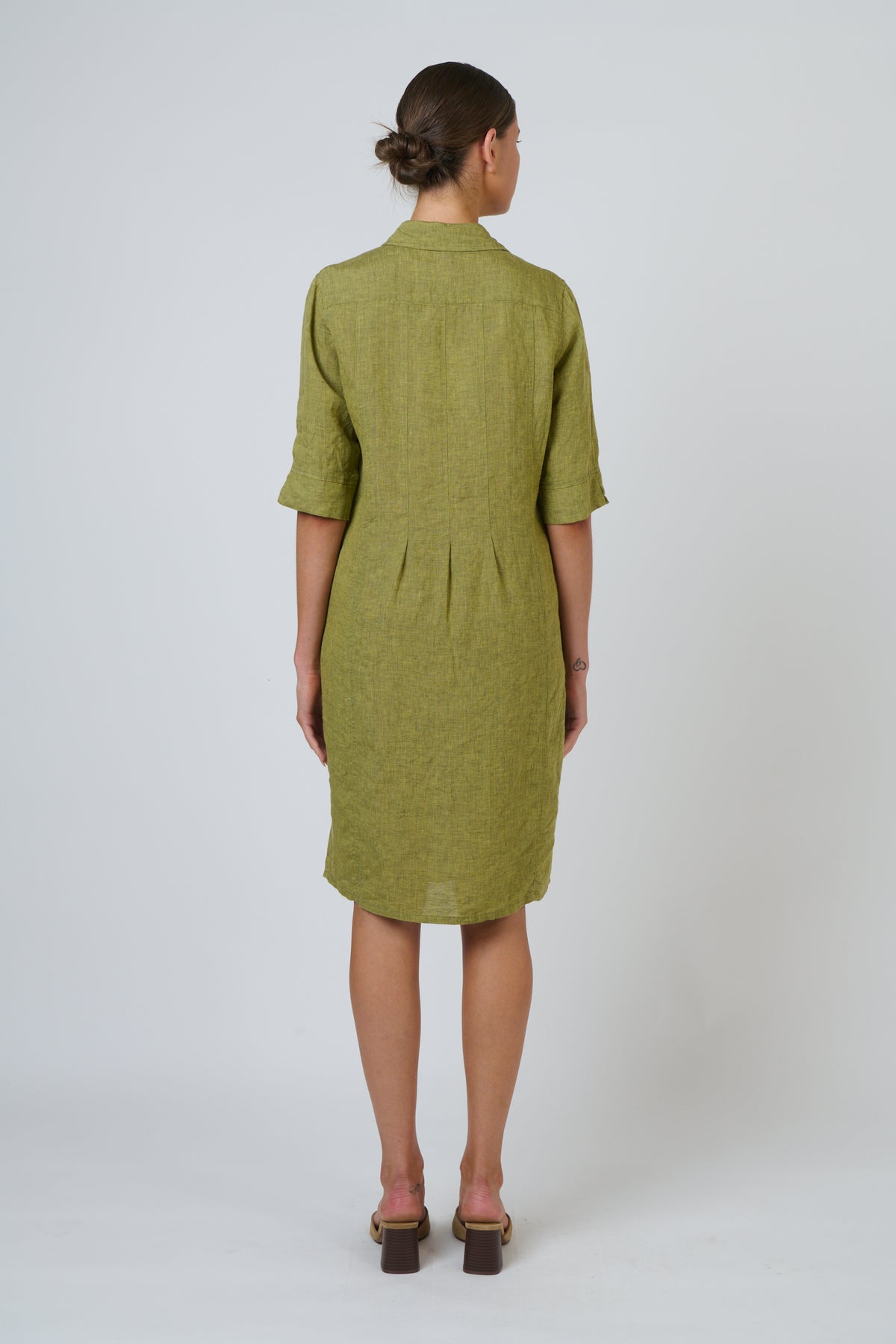 GA680 Linen Shirt Dress