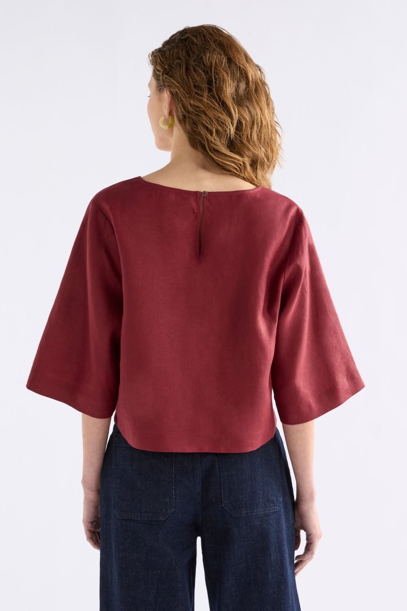 Llinen Light V Neck Top