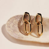 Mermaid Yellow Gold Earrings