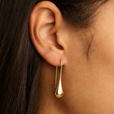 My Silent Tears Earring  Yellow Gold