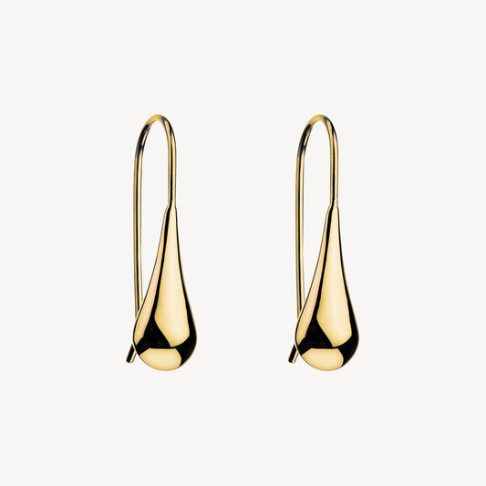 My Silent Tears Earring  Yellow Gold