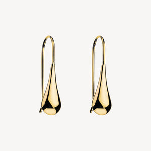 My Silent Tears Earring  Yellow Gold