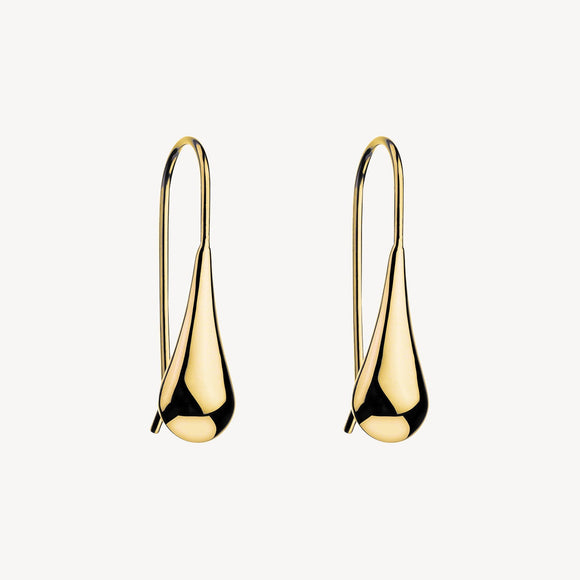 My Silent Tears Earring  Yellow Gold