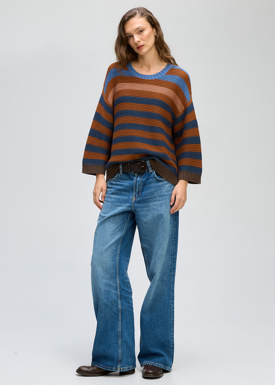 Chunky Stripe Crew