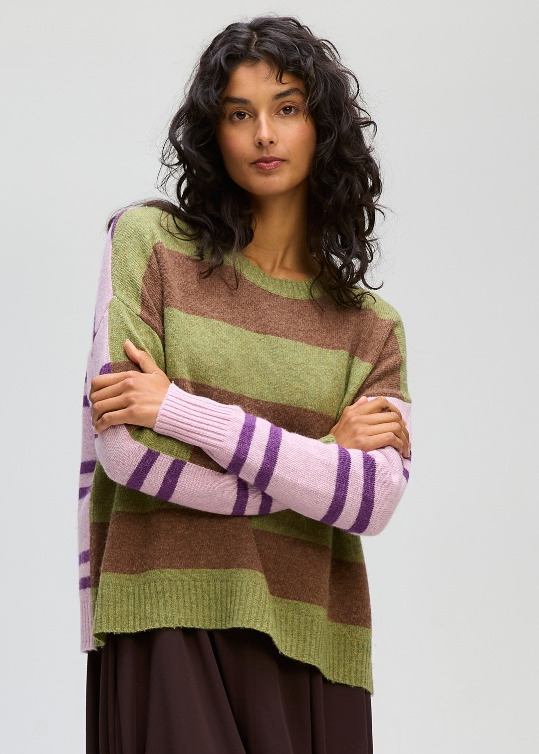 Groove Stripe Crew