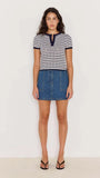 Chloe Stripe Knit Tee
