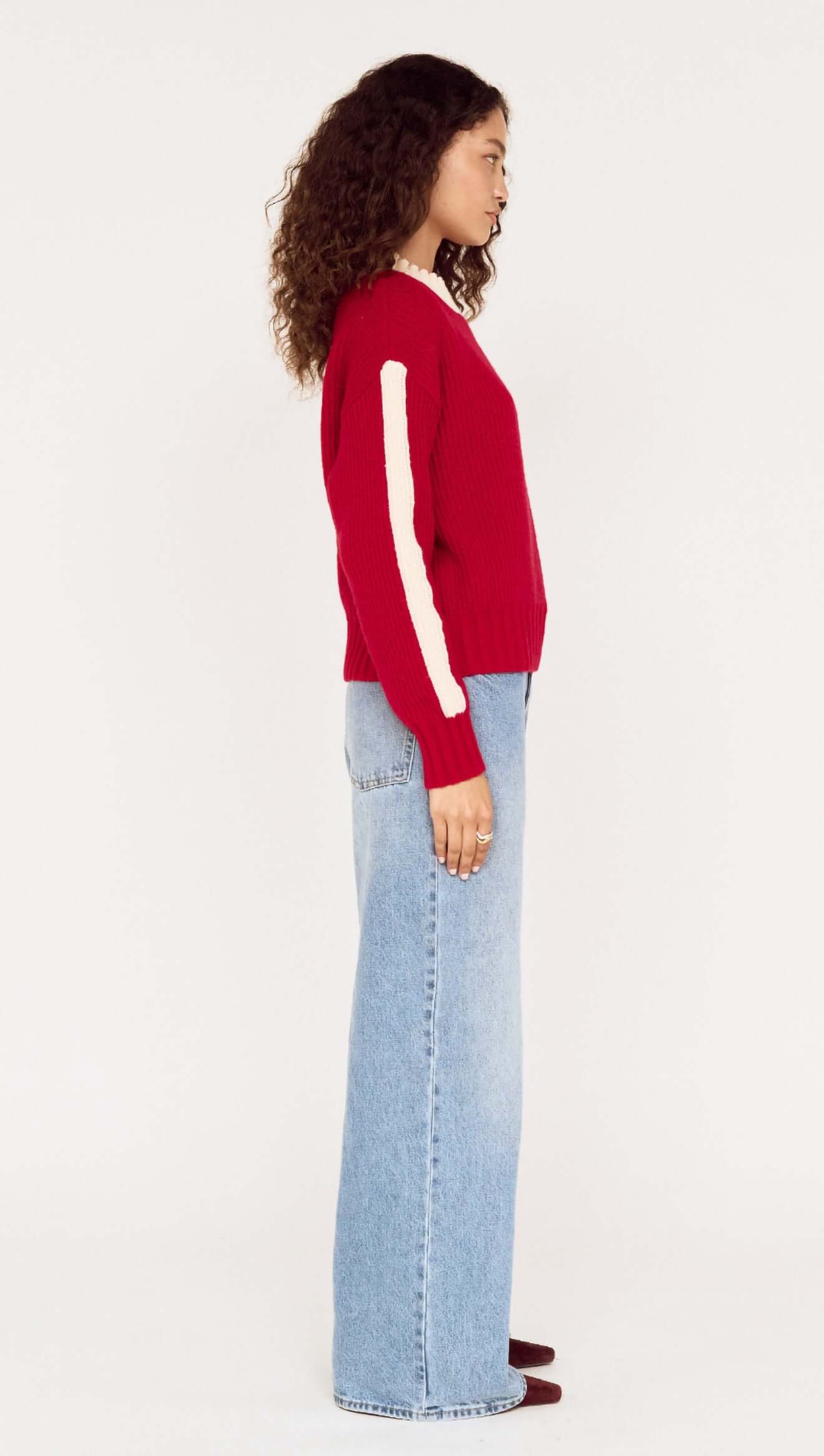 Tilli Contrast Stripe Knit