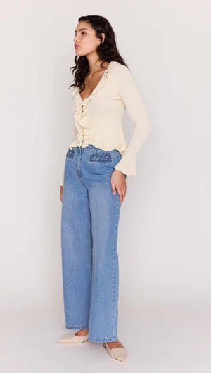 Mirabel Ruffled Cardigan
