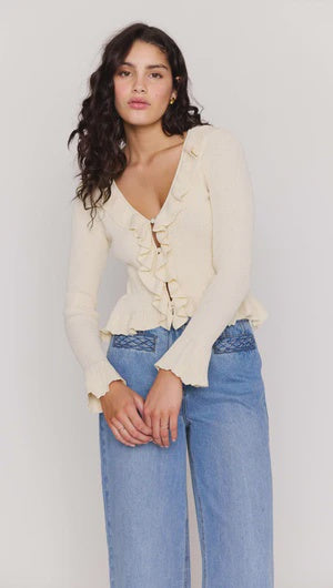 Mirabel Ruffled Cardigan