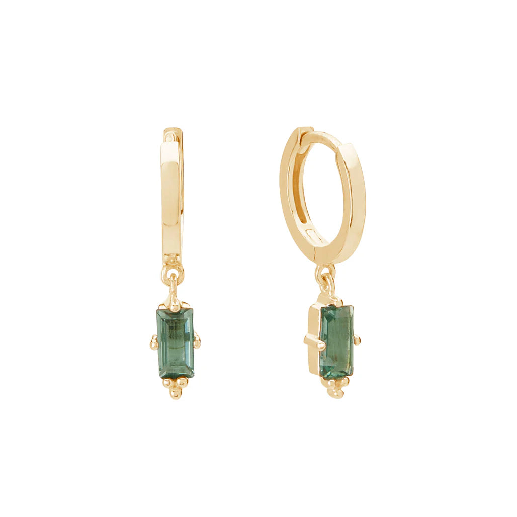 Huggies Green Quartz Baguette